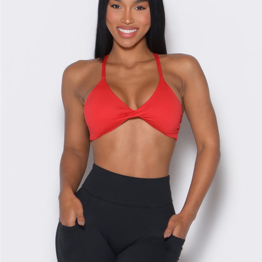 Bombshell Sportswear Red Sports Bra